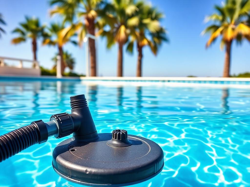 Professional pool cleaning service in Algarve